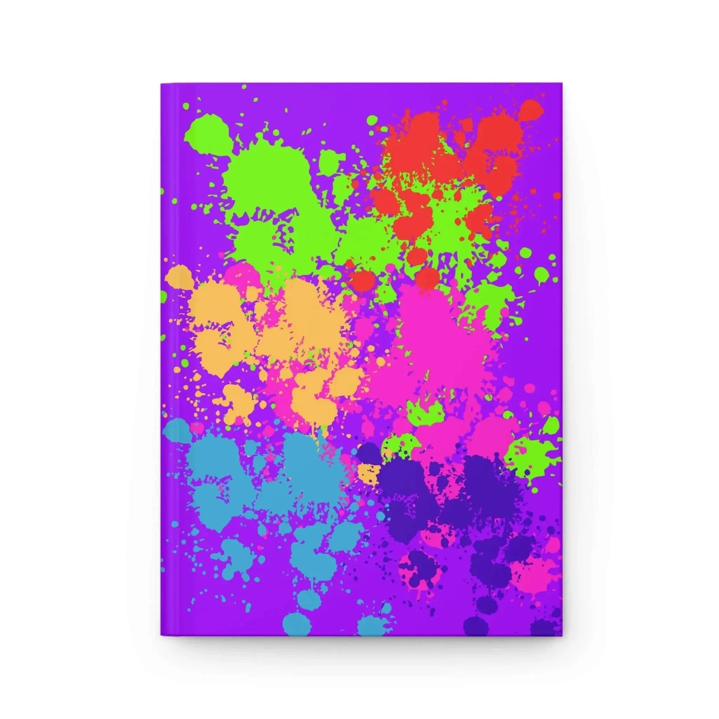 Neon Paint Splatter Journal - One OF One CreaXtions