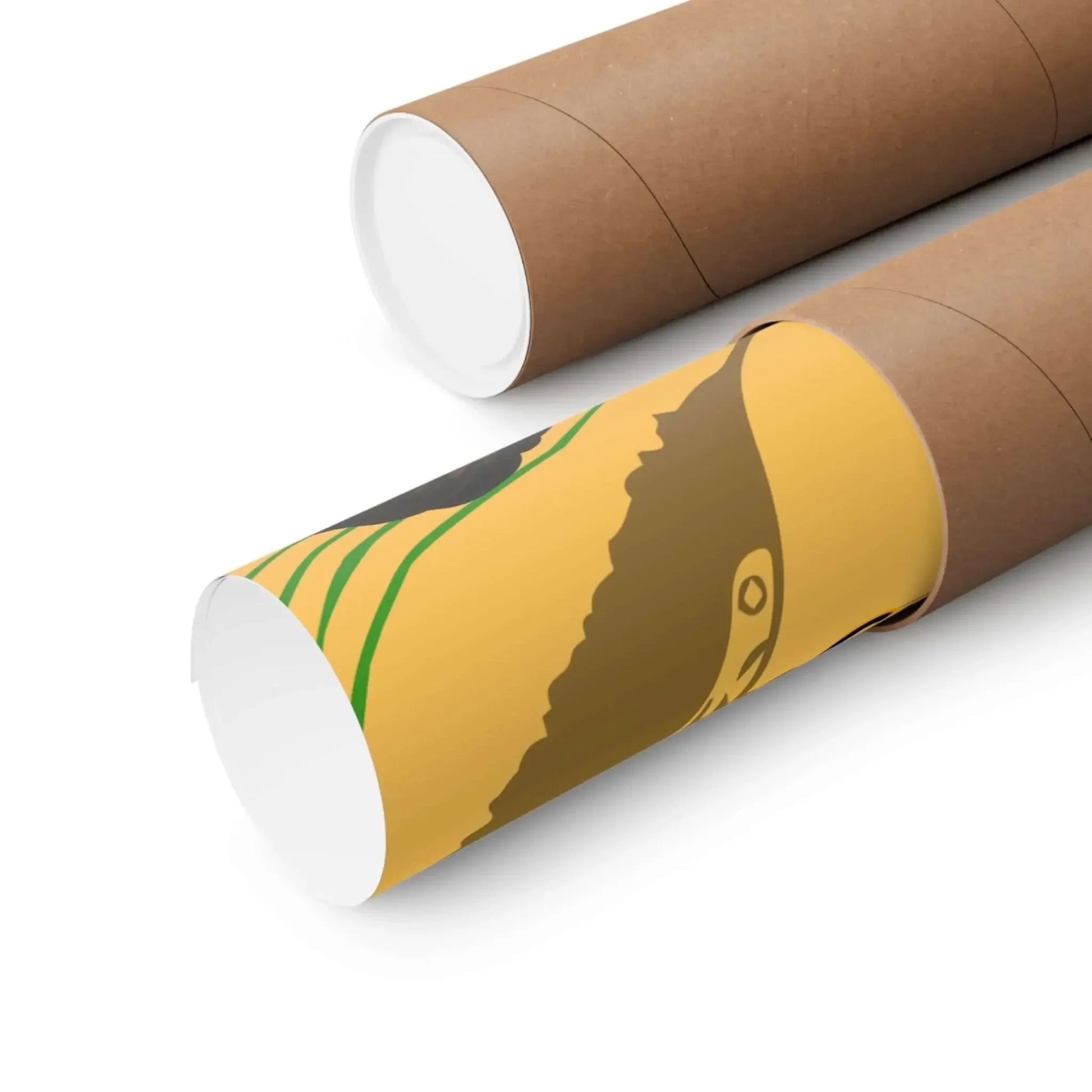 Afrocentric Wall Art Matte Vertical Poster Black Women Empowerment My Hair My Power My Strength Ochre Tones - One OF One CreaXtions