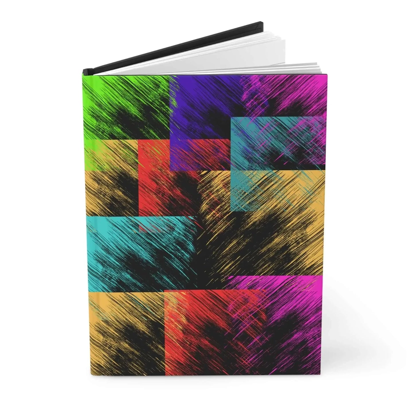 Abstract Neon Patchwork Journal - One OF One CreaXtions