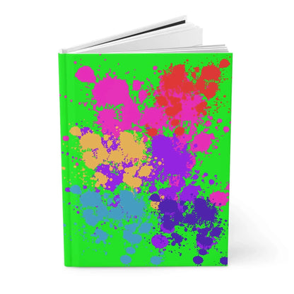 Vibrant Color Splash Journal- Capture Your Ideas Anywhere - One OF One CreaXtions