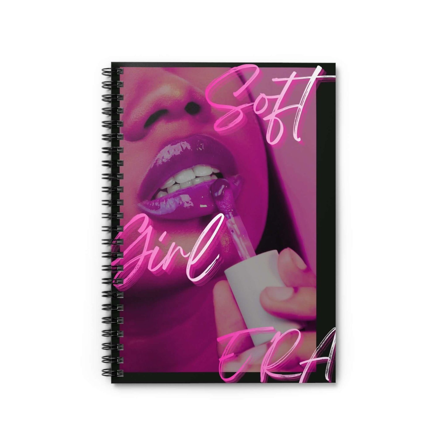 Soft Girl Era Spiral Notebook – Ruled Journal for Trendy Writing