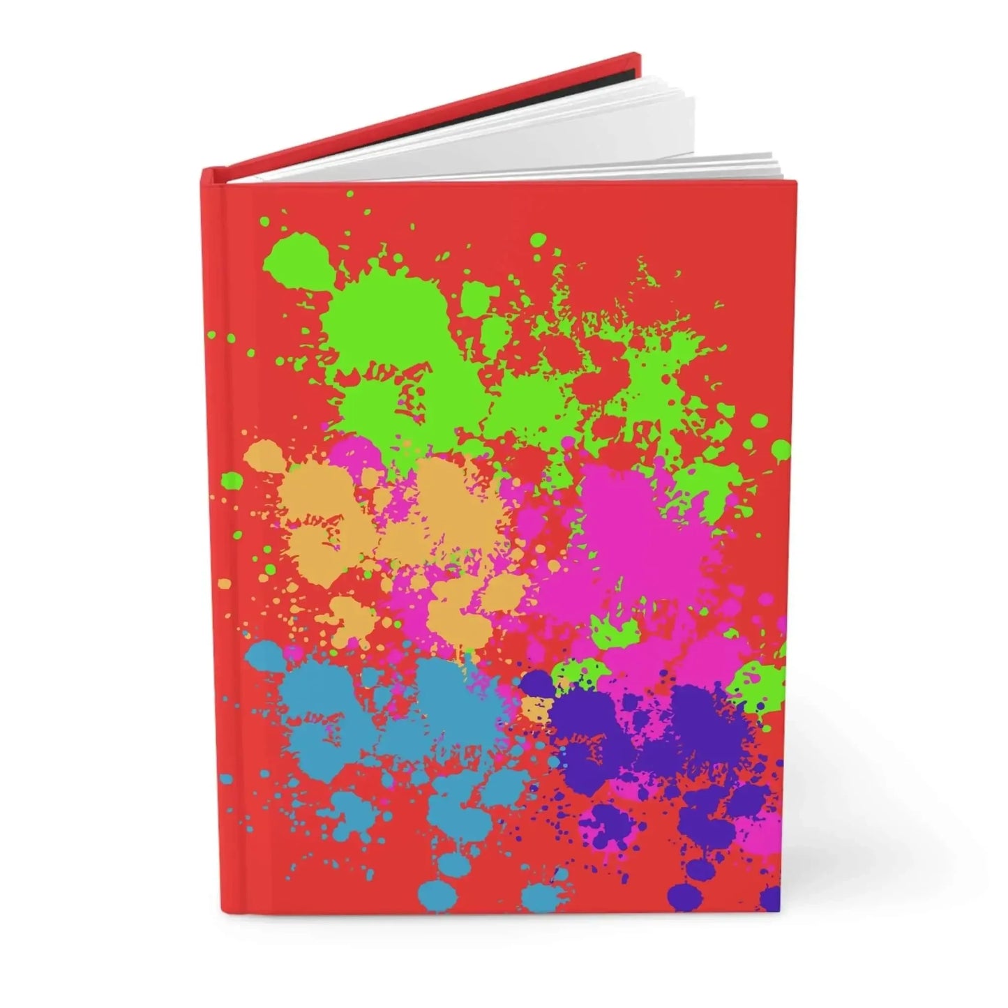 Bright Paint Splat Journal -Colorful Creative Writing - One OF One CreaXtions