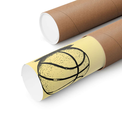 Basketball Hoop Matte Poster — "Real Ones Hoop" Vertical Wall Art