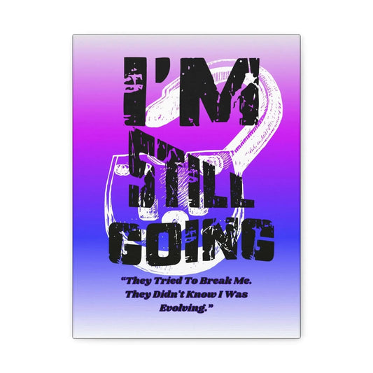 Motivational Canvas Wall Art-Keep Pushing Forward - One OF One CreaXtions