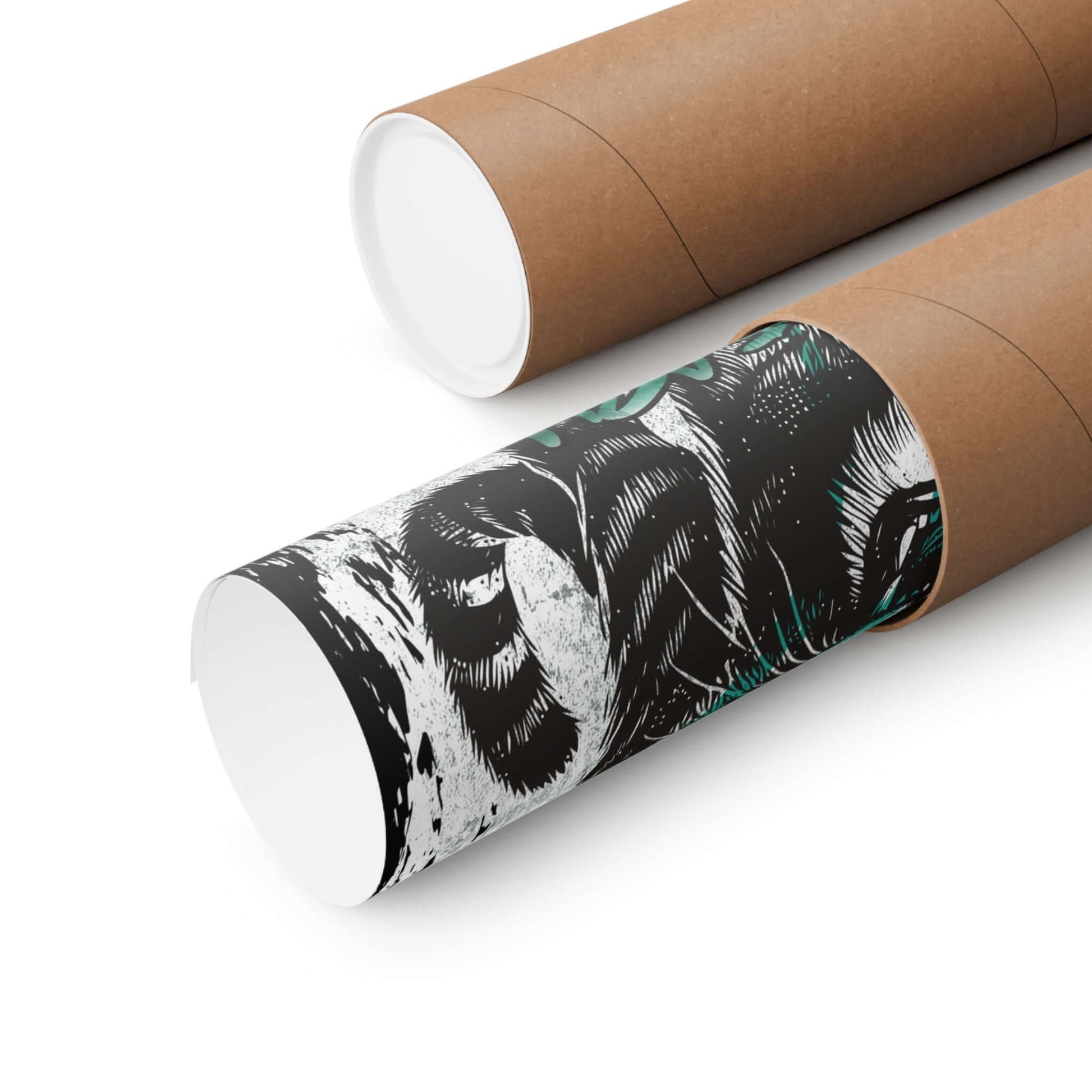 Tiger “Unleash the Beast” matte poster bold jungle wall art