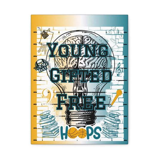 GIFTED WALL ART -Young, Gifted & Free - One OF One CreaXtions