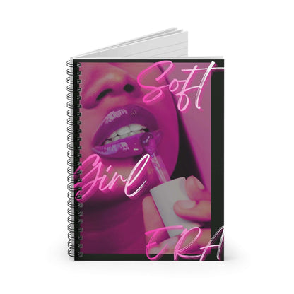 Soft Girl Era Spiral Notebook – Ruled Journal for Trendy Writing
