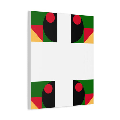 Modern Geometric Canvas Wall Art — Minimal Abstract Accent