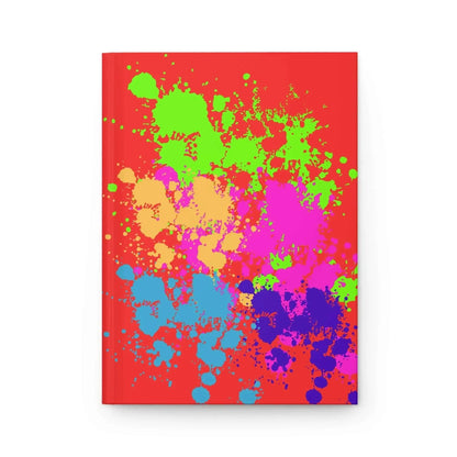 Bright Paint Splat Journal -Colorful Creative Writing - One OF One CreaXtions
